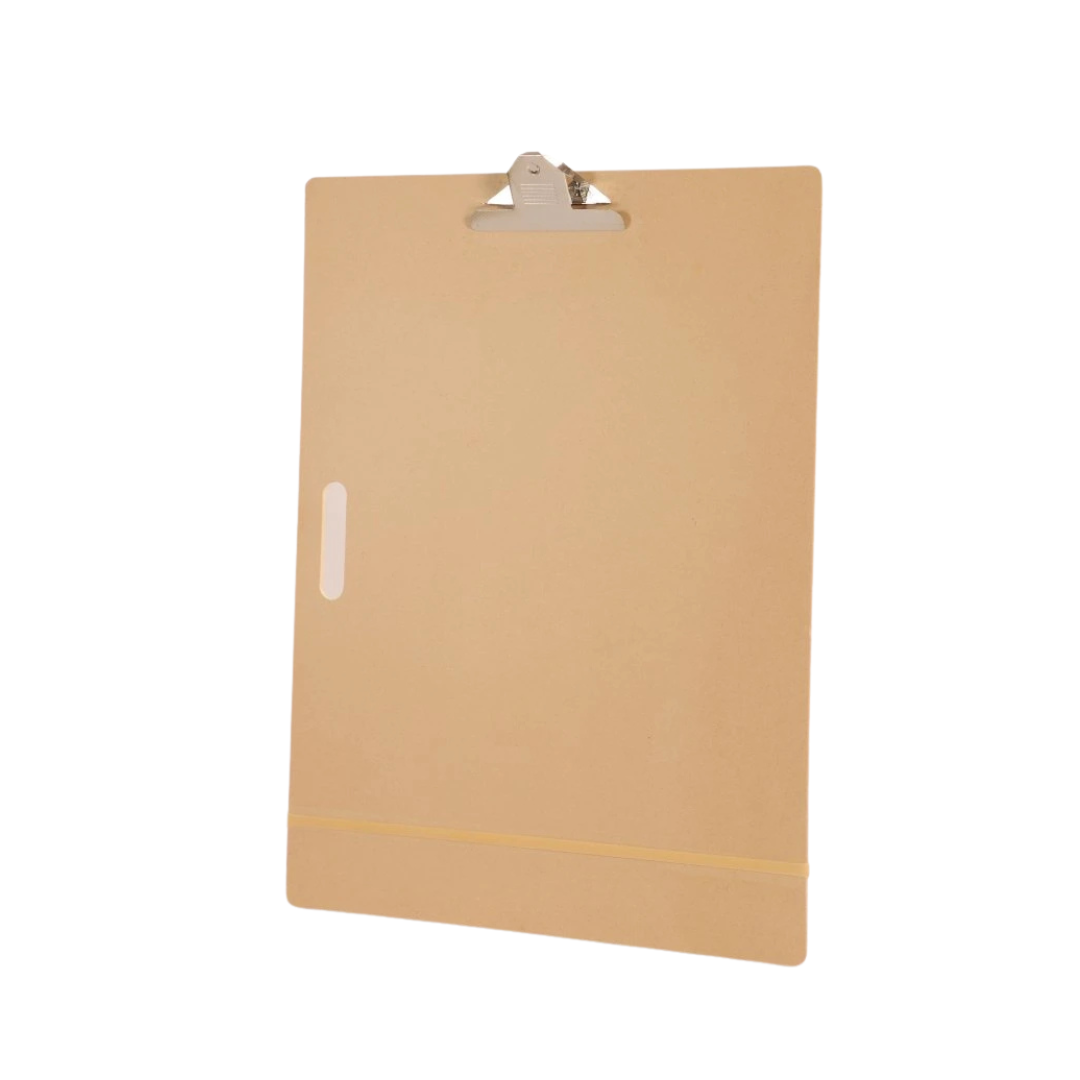 Træclipboard med Metalclips – Håndholdt & Perfekt til Kunst (63x48 cm)