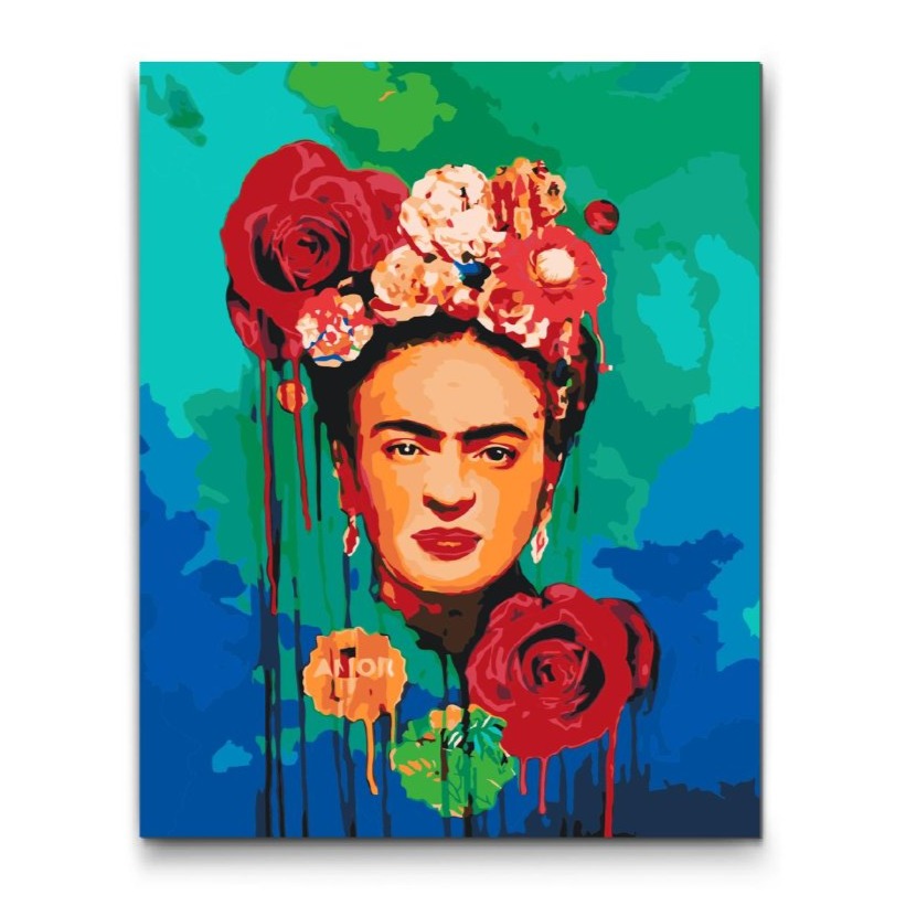 Paint By Number med smukke FRIDA KAHLO