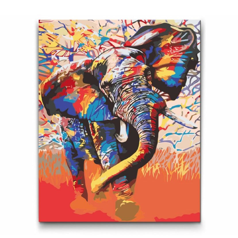Paint By Numbers for voksne - ELEPHANT POWER