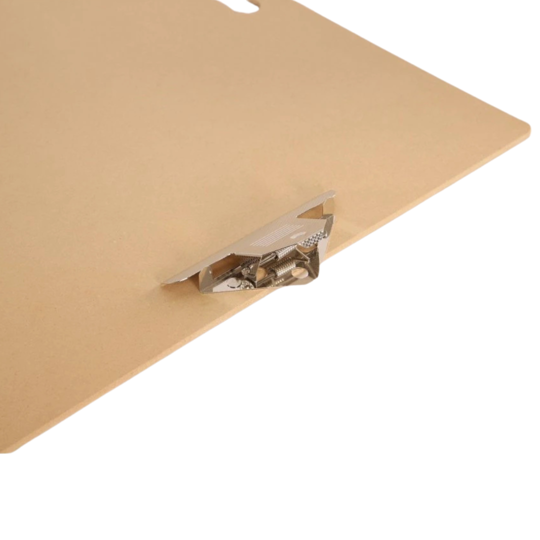 Træclipboard med Metalclips – Håndholdt & Perfekt til Kunst (63x48 cm)
