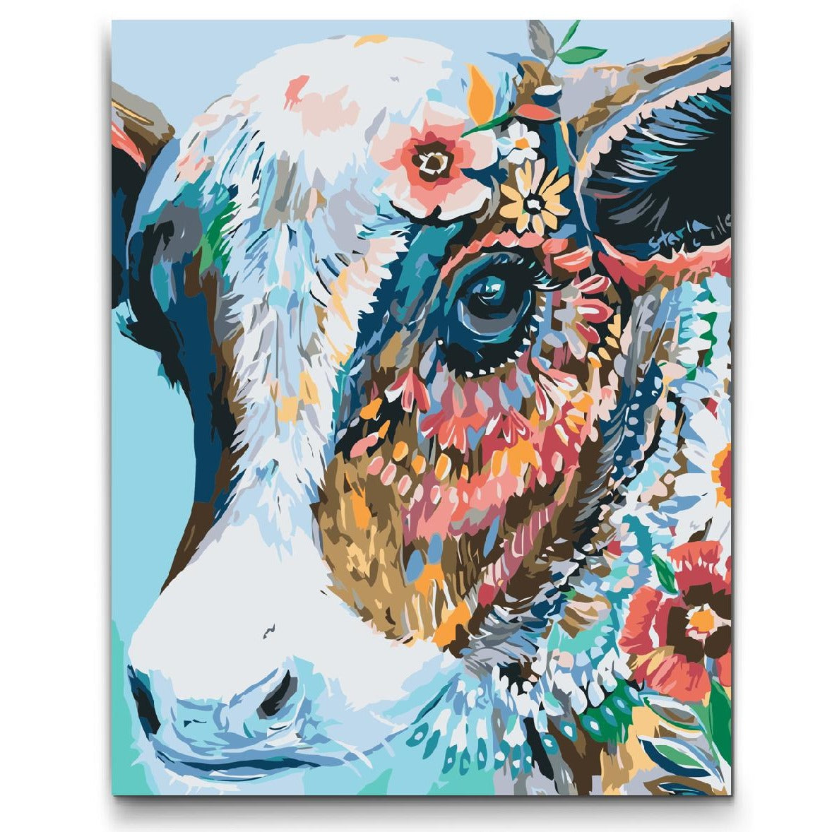 Paint by Numbers i Danmark - Caroline Ko - mange størresler, dobbelt maling, ramme og gratis levering