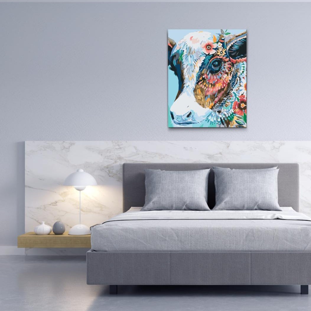 Paint by Numbers i Danmark - Caroline Ko - mange størresler, dobbelt maling, ramme og gratis levering