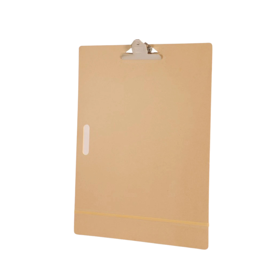 Træclipboard med Metalclips – Håndholdt & Perfekt til Kunst (63x48 cm) 