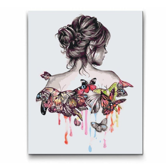 Paint By Number med sommerfugle - BUTTERFLY EFFECT
