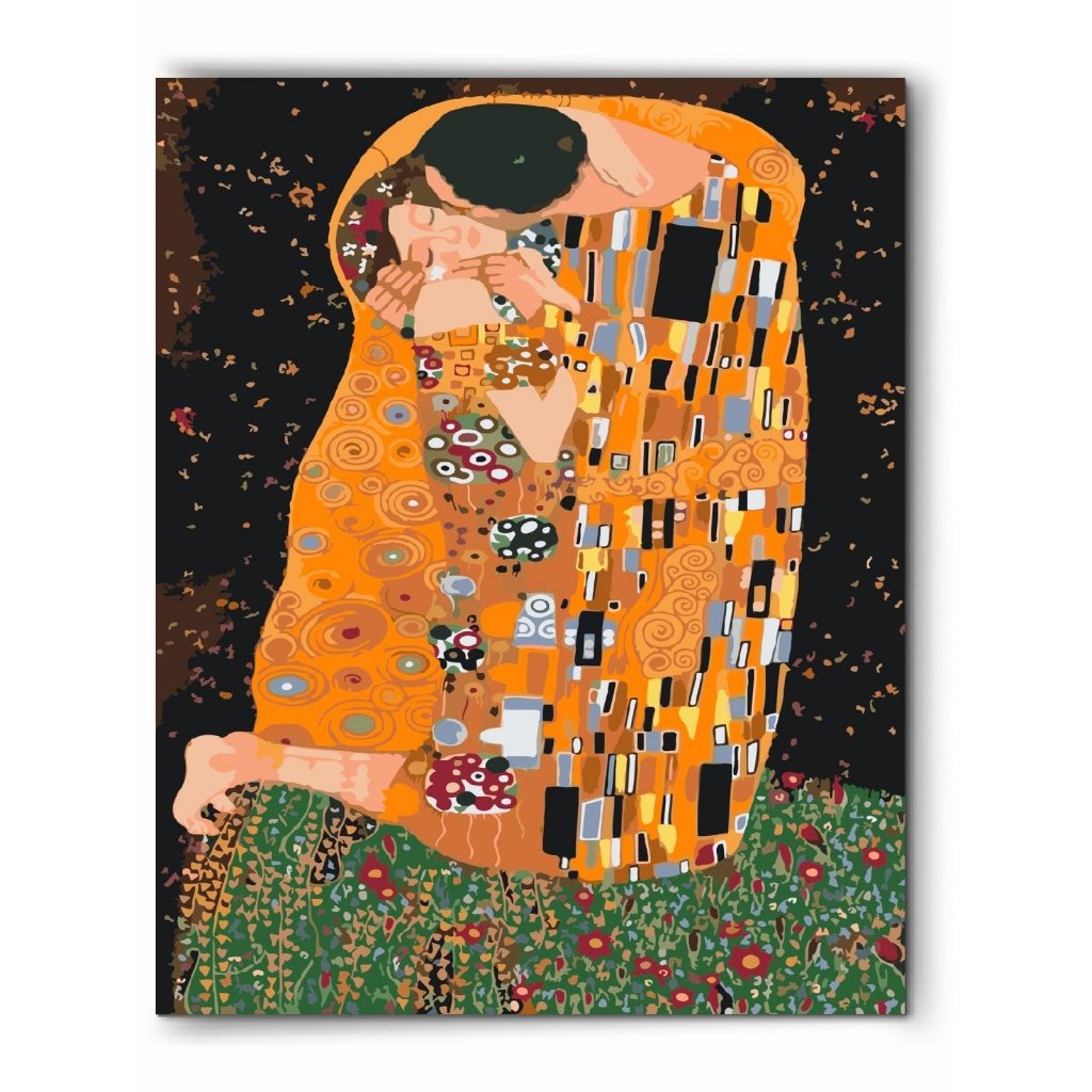 THE KISS - Gustav Klimt - Mal Efter Tal for voksne