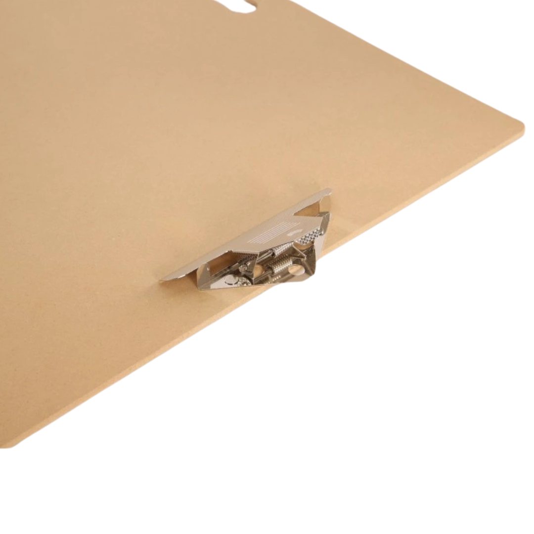 Træclipboard med Metalclips – Håndholdt & Perfekt til Kunst (63x48 cm) 