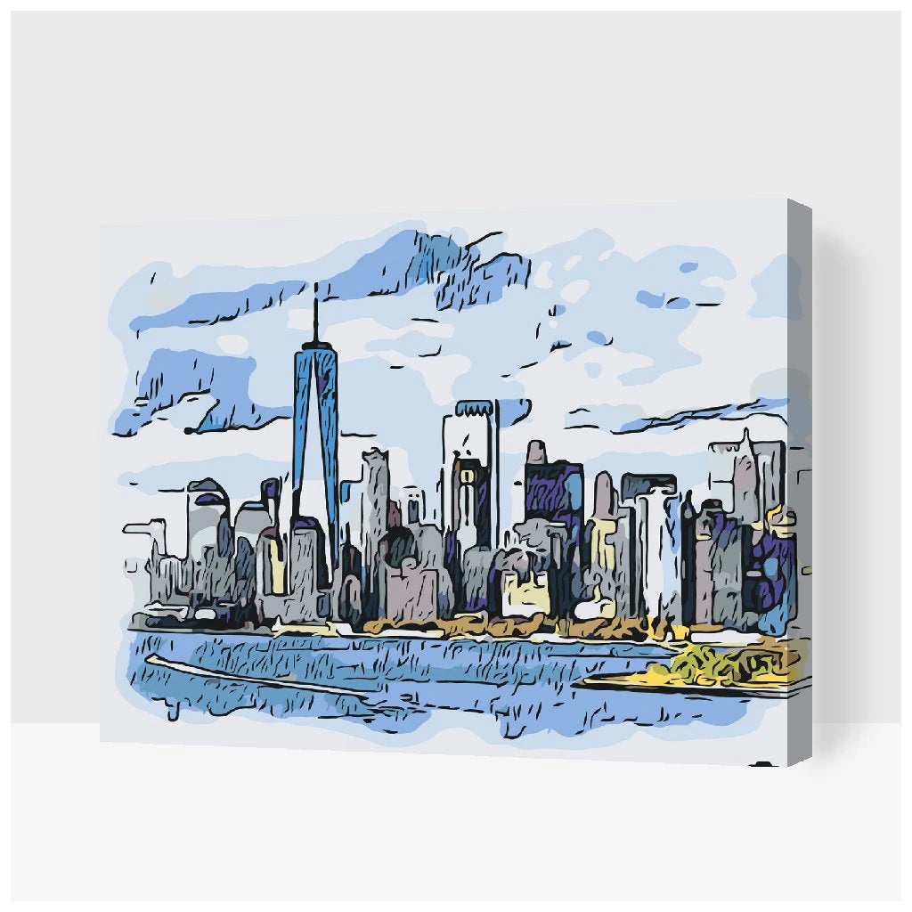 Paint by Numbers – New York Skyline