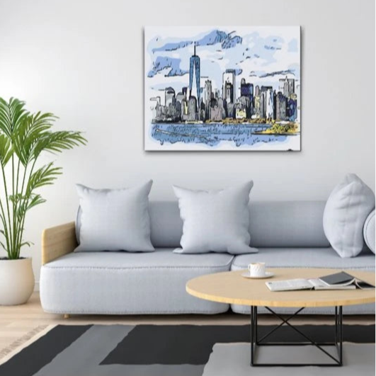 Paint by Numbers – New York Skyline