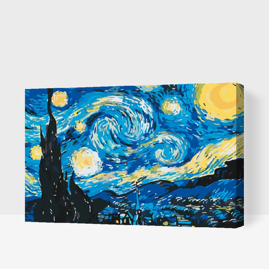 Vincent Van Gogh - Starry Night mal efter tal for voksne