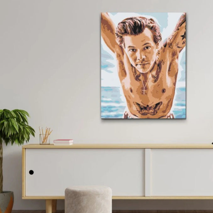 Paint by Numbers – Harry Styles Smilende