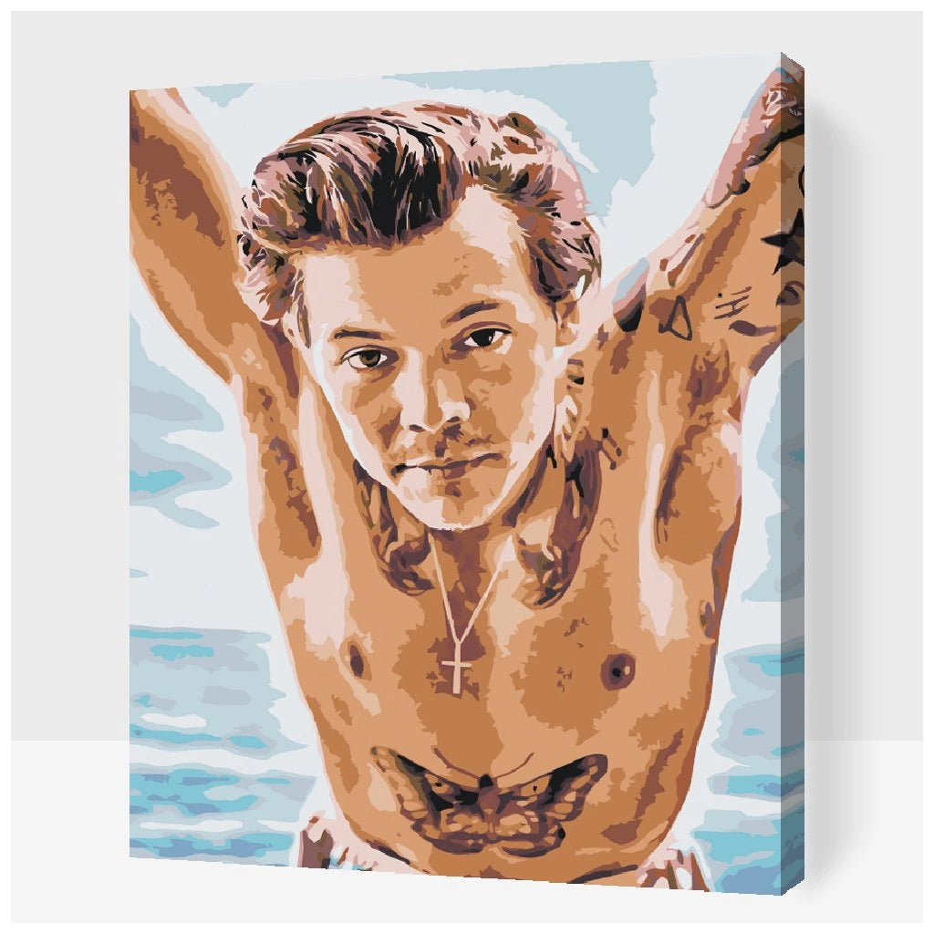 Paint by Numbers – Harry Styles Smilende
